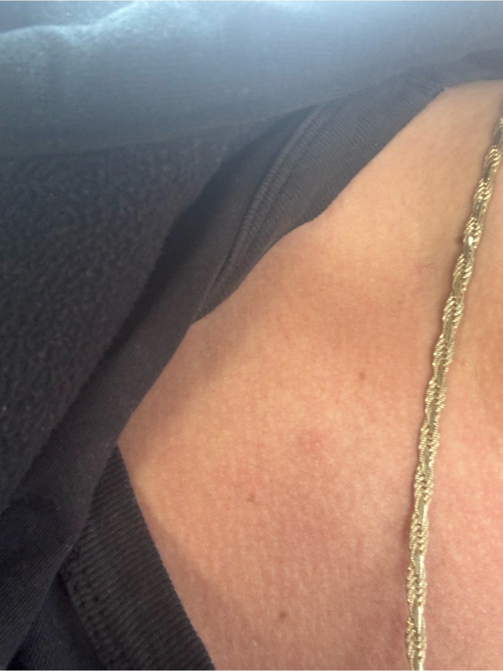 14K Gold Filled Chain Necklace – 14KGF – Textured Vintage Style